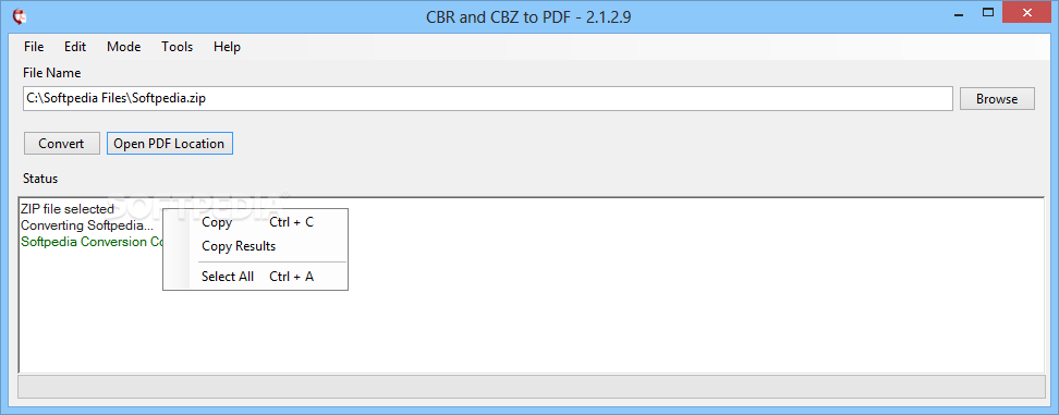 cbz to pdf for mac